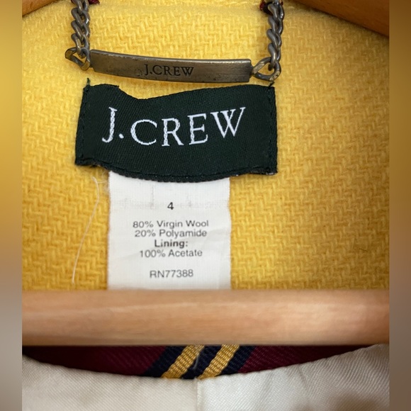 J Crew Lady Day Topcoat with belt - Picture 3 of 6